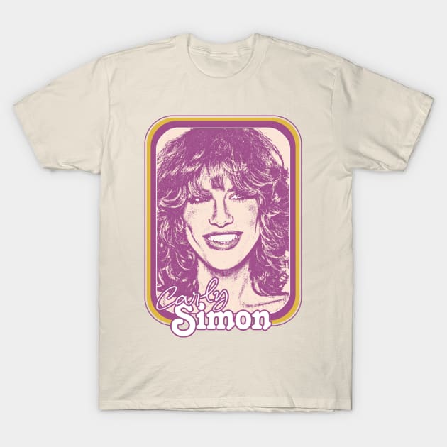 Carly Simon // 80s Style Fan Art Design T-Shirt by DankFutura